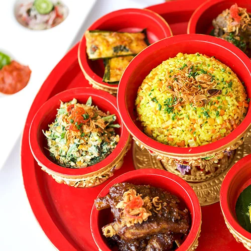 Viceroy Bali Cascades Restaurant - Balinese Rijstaffel
