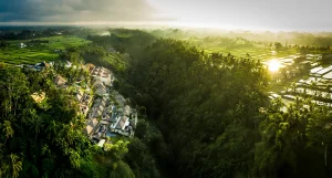 Luxury hotel view in Bali
