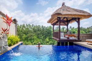 Deluxe terrace villa infinity pool villa